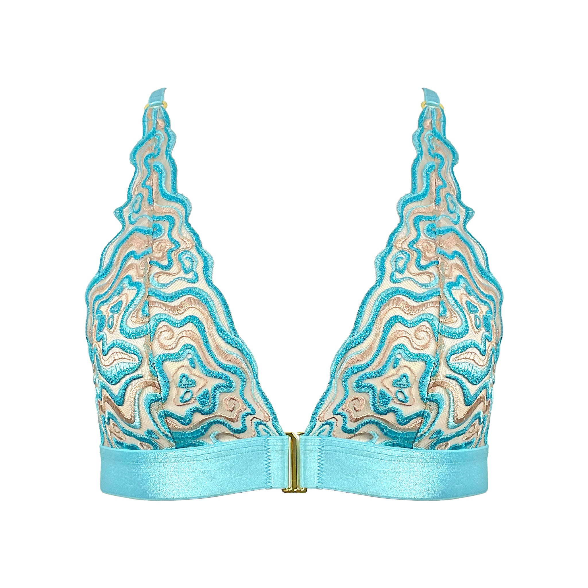 Bralette Front Closure Bra | Comfortable Triangle Bra| Somewhere Never