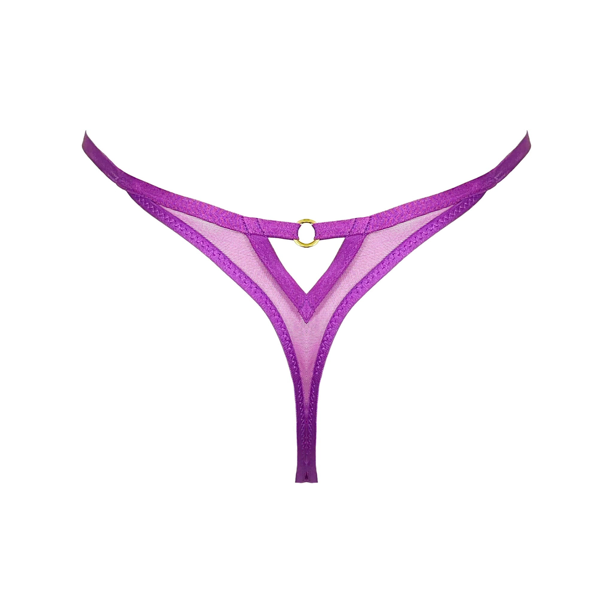 Paint the Town Thong Purple | Elegant Purple Thong | Somewhere Never