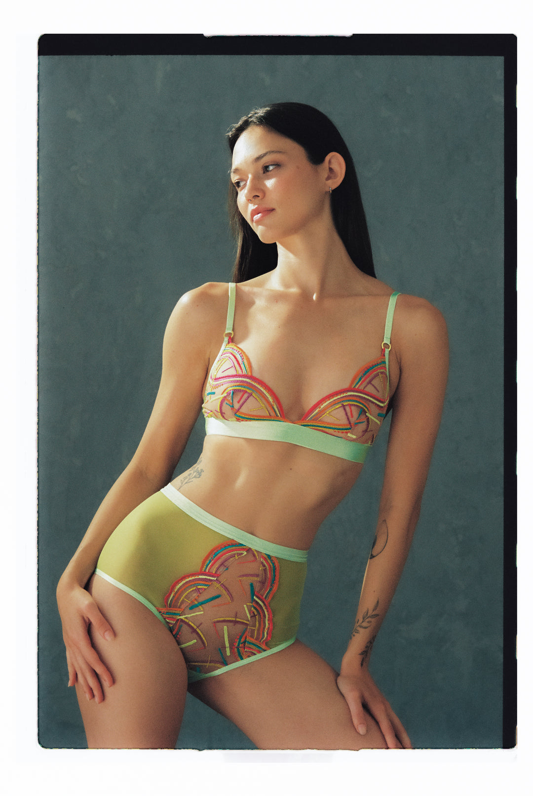 Disco Deco Triangle Bralette