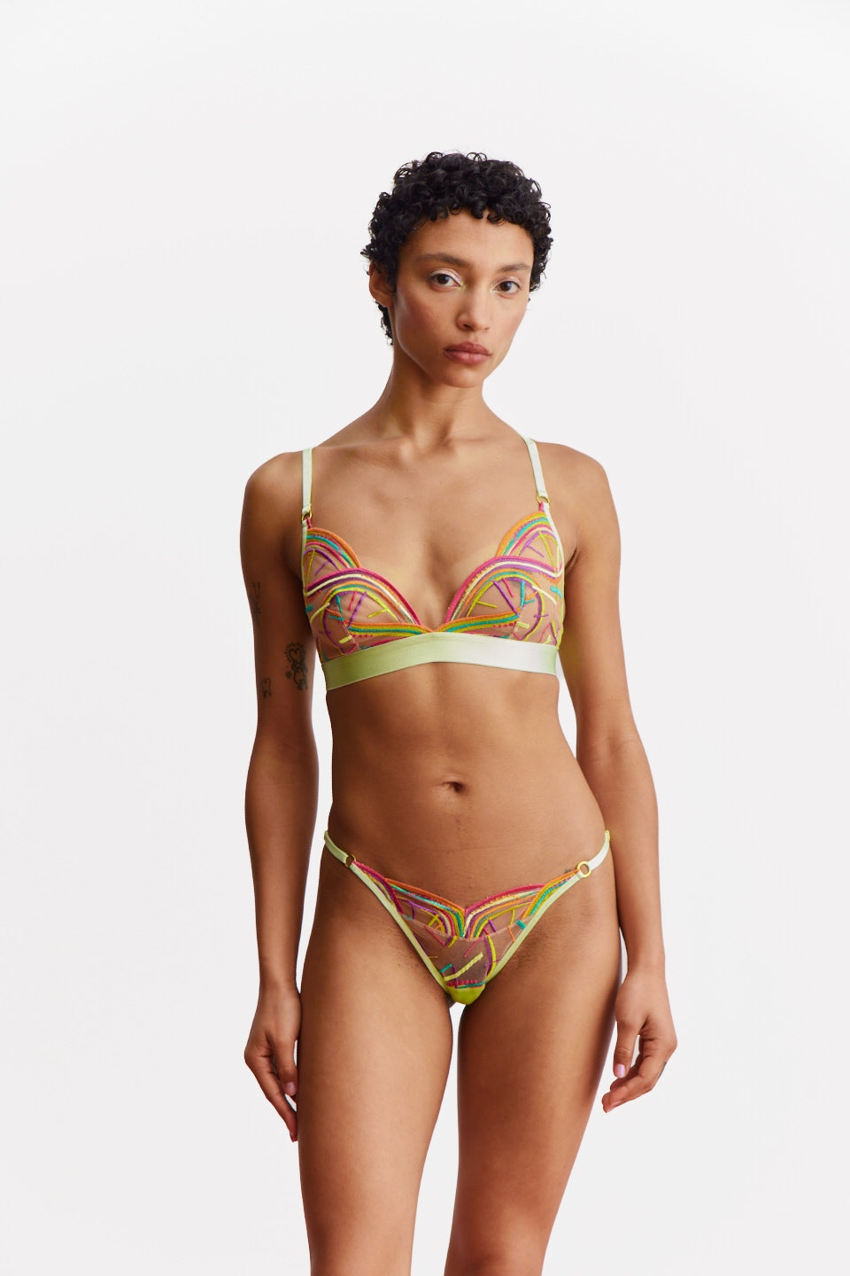 Disco Deco Triangle Bralette