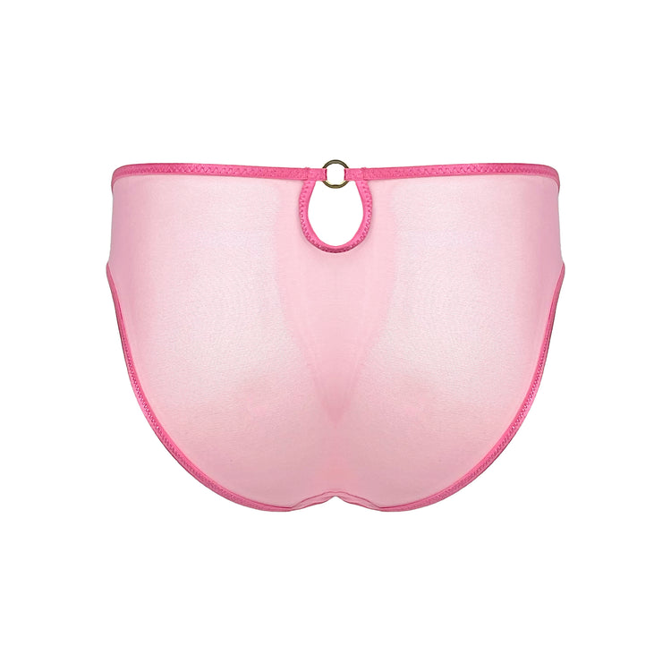 Desert Heat Pink Panty | Sheer Lace Panty Set | Somewhere Never