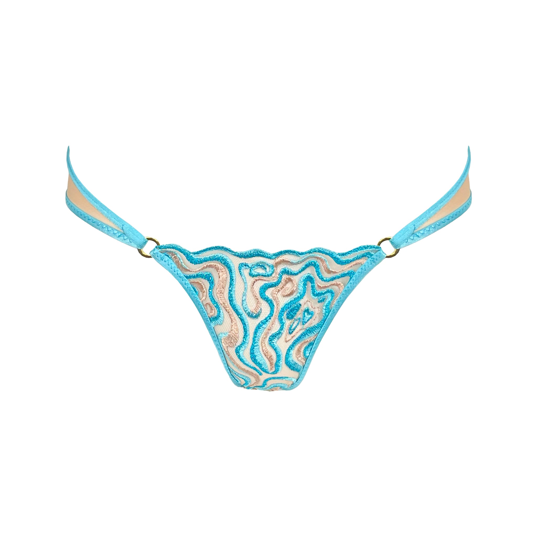 Turquoise Blue Bikini Panty | Turquoise Blue Panty | Somewhere Never 