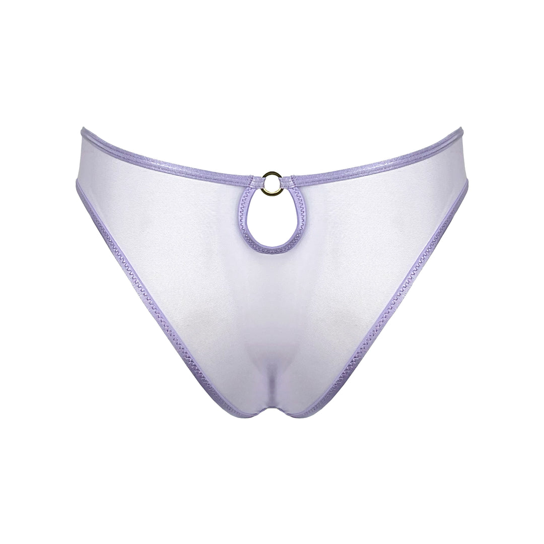 Miami Nice Brazilian Panty | Sheer Back Low Rise Panty|Somewhere Never