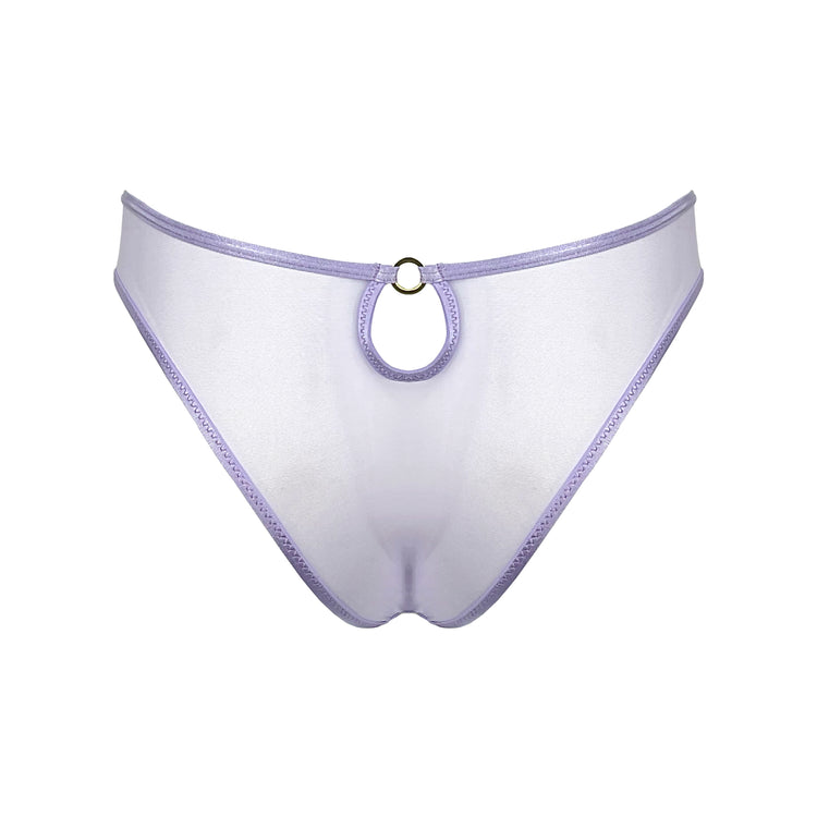 Miami Nice Brazilian Panty | Sheer Back Low Rise Panty|Somewhere Never
