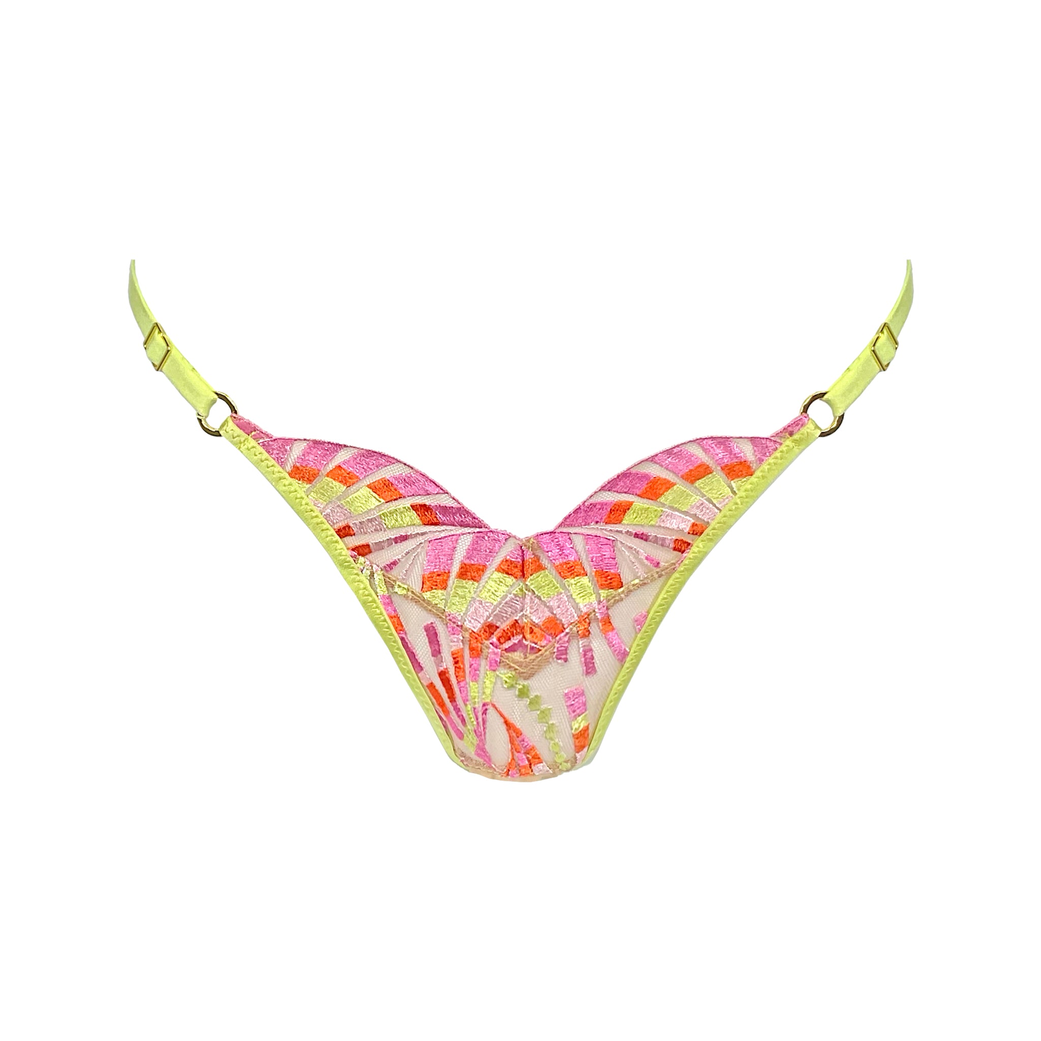 Super Fan Yellow Underwear | Yellow Lace Underwear | Somewhere Never