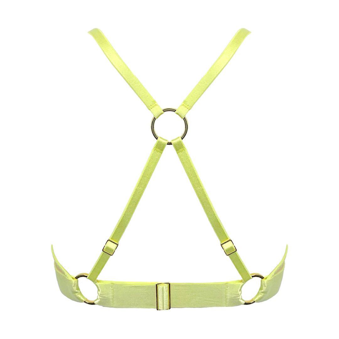 Triangle Yellow Bralette Bra | Bralette Bra | Somewhere Never