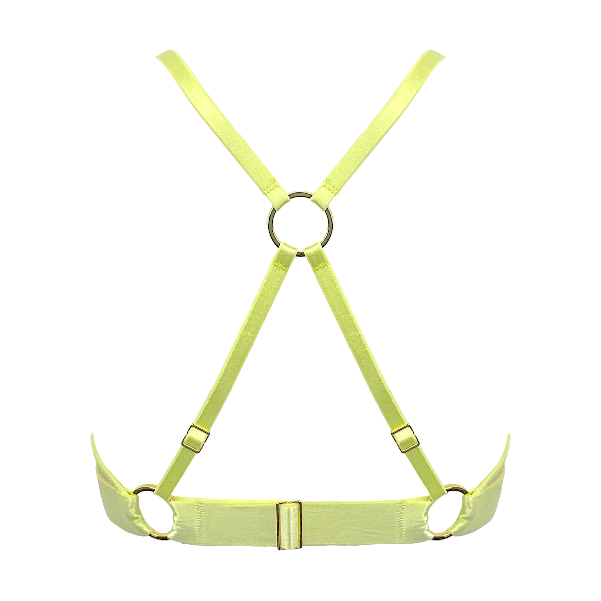 Triangle Yellow Bralette Bra | Bralette Bra | Somewhere Never